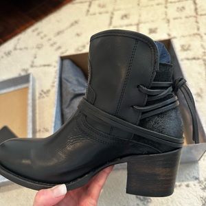 Brand New Freebird Boots. Black Leather, size 7